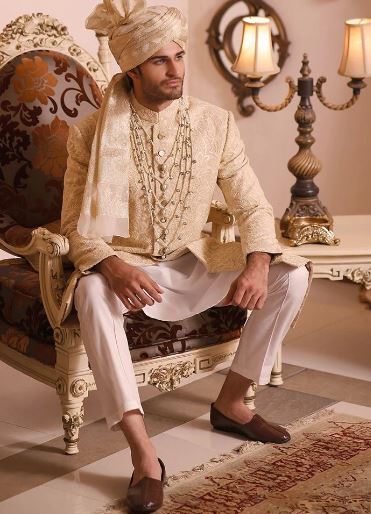 Men Skin Sherwani 